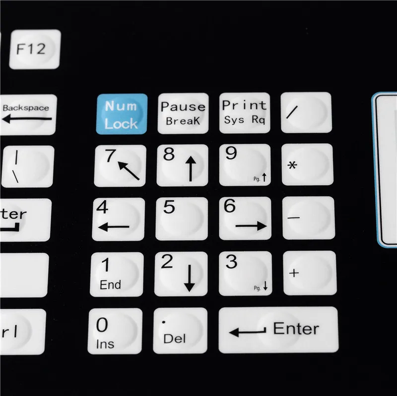 Imagem -04 - Teclado Dinâmico da Membrana do Painel Categoria Industrial Touchpad Áspero Entrada Segura dos Dados para Ambientes Duros Ip65