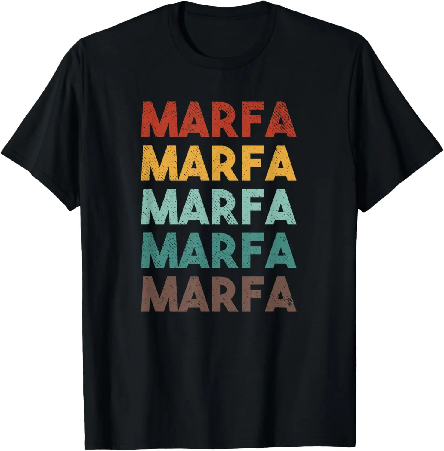 

Винтажная футболка Marfa Texas в стиле ретро 80-х годов