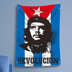 Che Guevara Flag Revolucion Cuba Vertical Flag 3ft x 5ft Polyester Banner Flying 150* 90cm Custom Double Stitching Fine Sewing