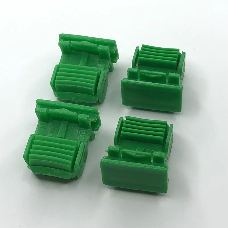 10pcs Auto Door Pillar Decorative Panel Trim Fastener Clips For VW Bora Passat Lavida Golf 4 Green Plastic