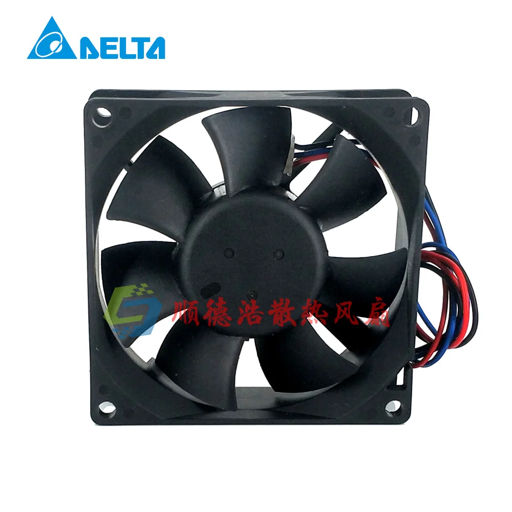 Delta Electronics AFB0848HH R00 DC 48V 0.12A 80x80x25mm 3-Wire Server Cooling Fan