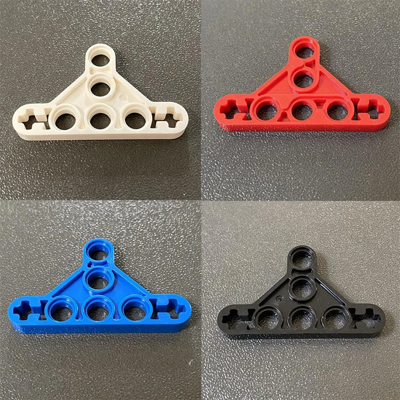 Liftarm técnico grosso 3x5 tijolos brinquedos moc blocos de construção modelagem tijolo acessórios partículas ciência mecânica