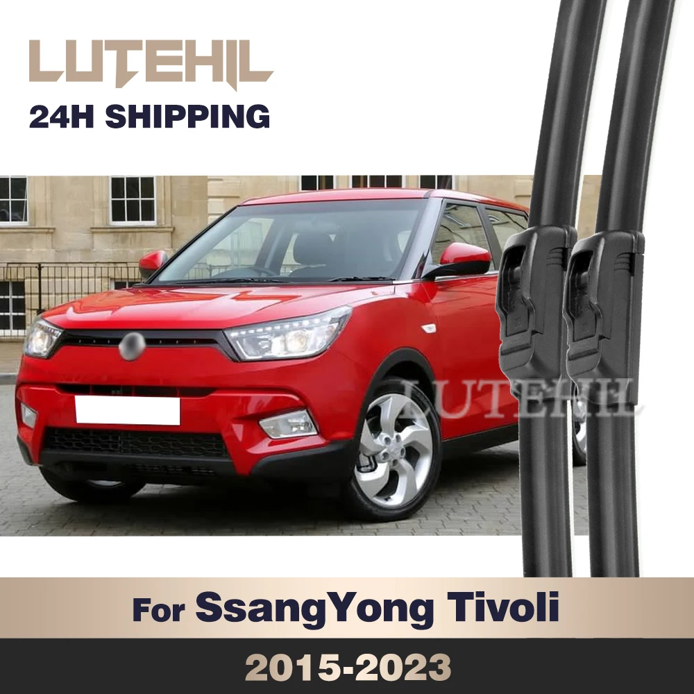 

LUTEHIL Wiper For SsangYong Tivoli 2015-2023 Wiper Front Wiper Blades Windshield Windscreen Window Brush 24"+16"
