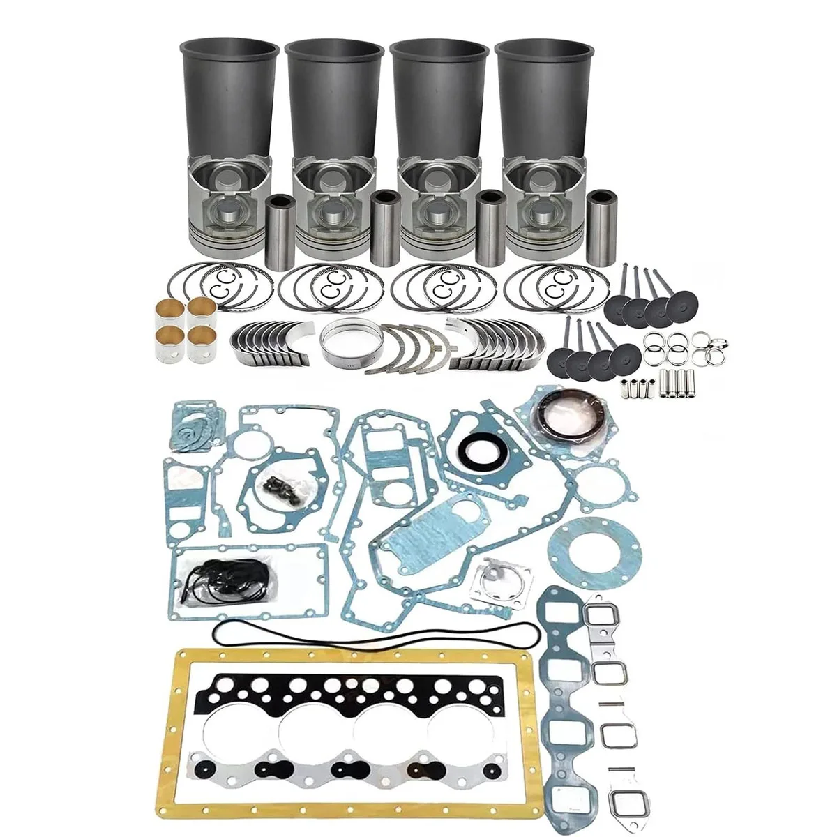 

4D95S Engine Overhaul Rebuild Kit for Komatsu Dozers D20A-6 D20P-6 D20PL-6