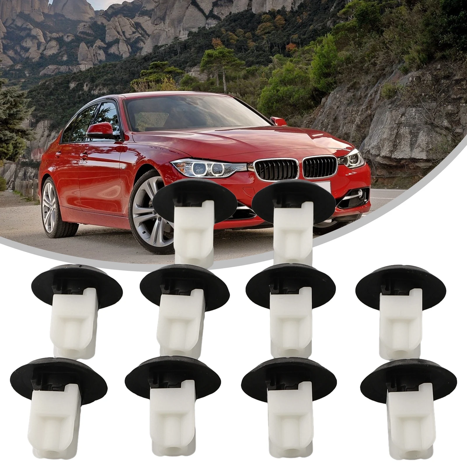 10 Stück Befestigungsclips für Autotür-Innenverkleidung, Montage-Clips für BMW, Kfz-Innenzubehör 07147265039