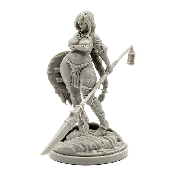 

38mm Beauty Soldier Resin model kits figure colorless and self-assembled A-2185