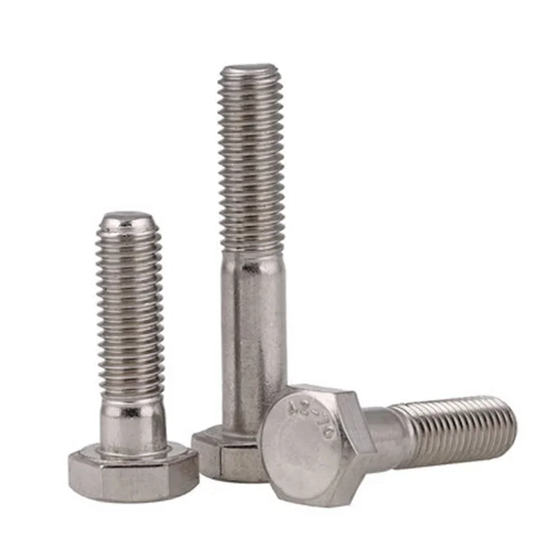 1Best 1pcs M10 Stainless steel 304 Half tooth hex screw Hexagonal halfs bolt Teeth length 26mm-32mm 110mm-200mm Length