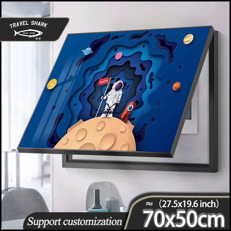 Modern Electric Box Decorative Painting Accessories Of Home Living Room Decor Wall Art Creative Poster No Punch Frame 70x50CM