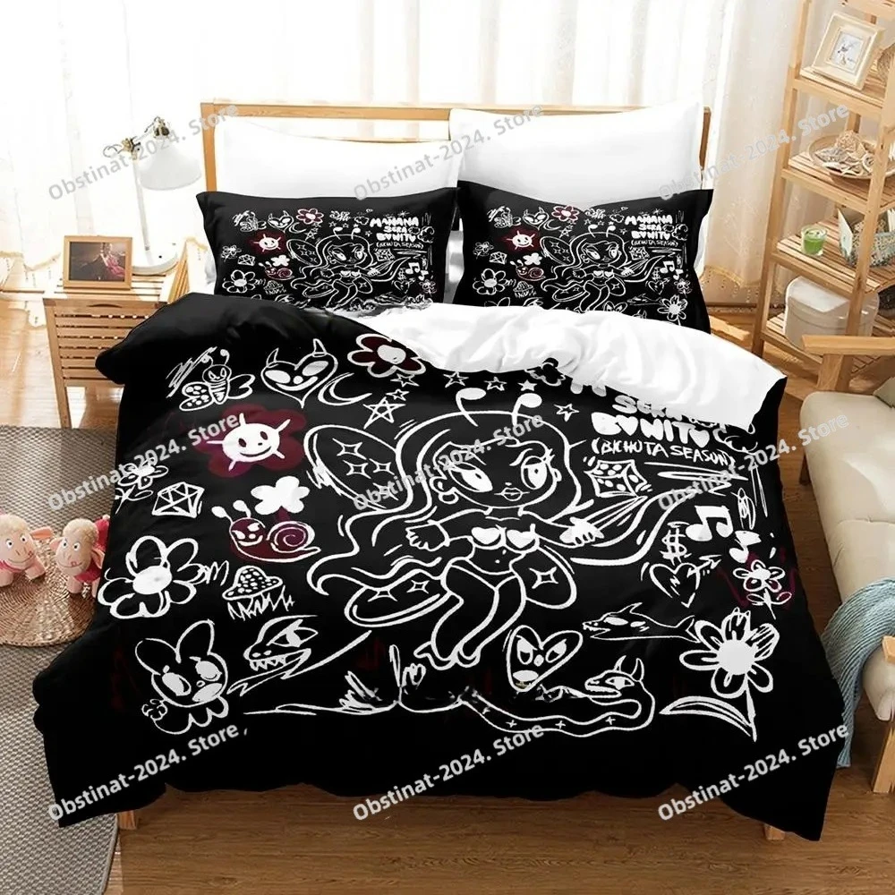 

3D Karol G Album Manana Sera Bonito Bichota Bedding set Printed Duvet Cover Pillowcase Single Double Queen Super King Size Sets