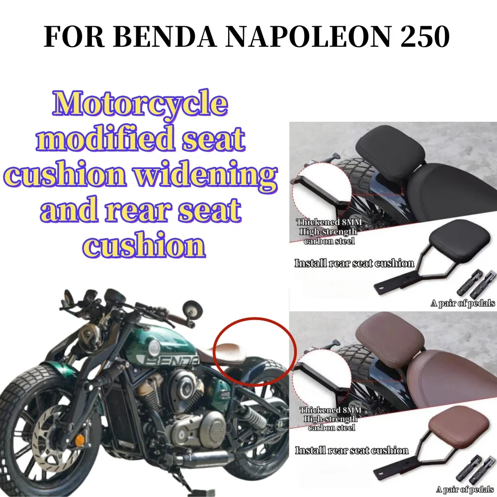 

Improved seat for Benda Napoleon 250 with extended rear seat cushion Napoleon 250 double improved seat