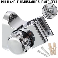 Bathroom Adjustable Shower Head Holder Wall-mounted Plating Shower Rail Head Holder Universal Showerhead Bracket