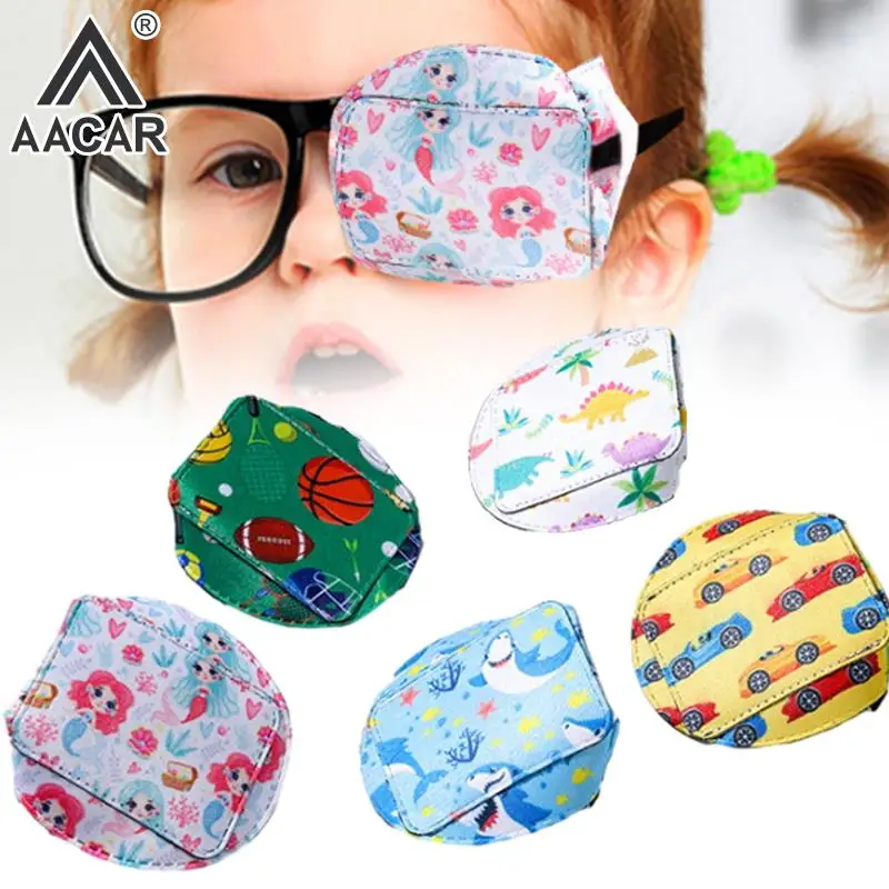 1Pcs Cute Kids Strabismus Treatment Vision Care Children Health Care Kids Child Occlusion Medical Lazy Eye Patch Eyeshade