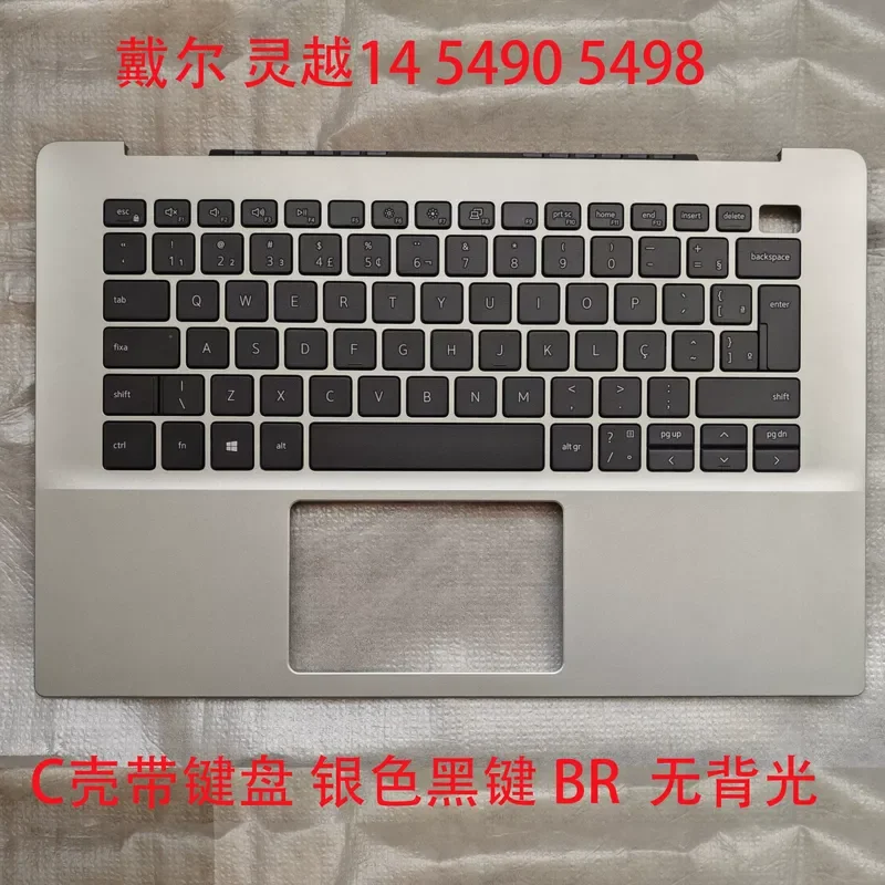 Nuevo teclado y carcasa para DELL Dell Inspiron 14 5000 5490 5498 C con tecla Enter grande