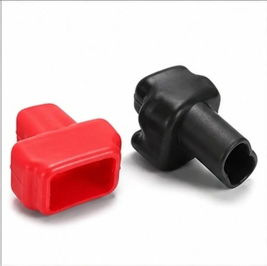 2Pcs Car Battery Terminal Caps High Efficiency Insulation Protection Waterproof Short Circuit Prevention for Vehicle Truck
