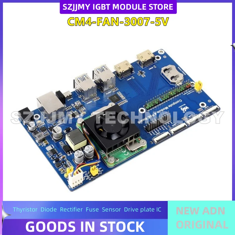 NUOVO ORIGINALE IN MAGAZZINO Modulo di elaborazione Raspberry Pi CM4 ventola di raffreddamento dedicata 3007 5 V/12 V adesivo di raffreddamento a basso rumore
