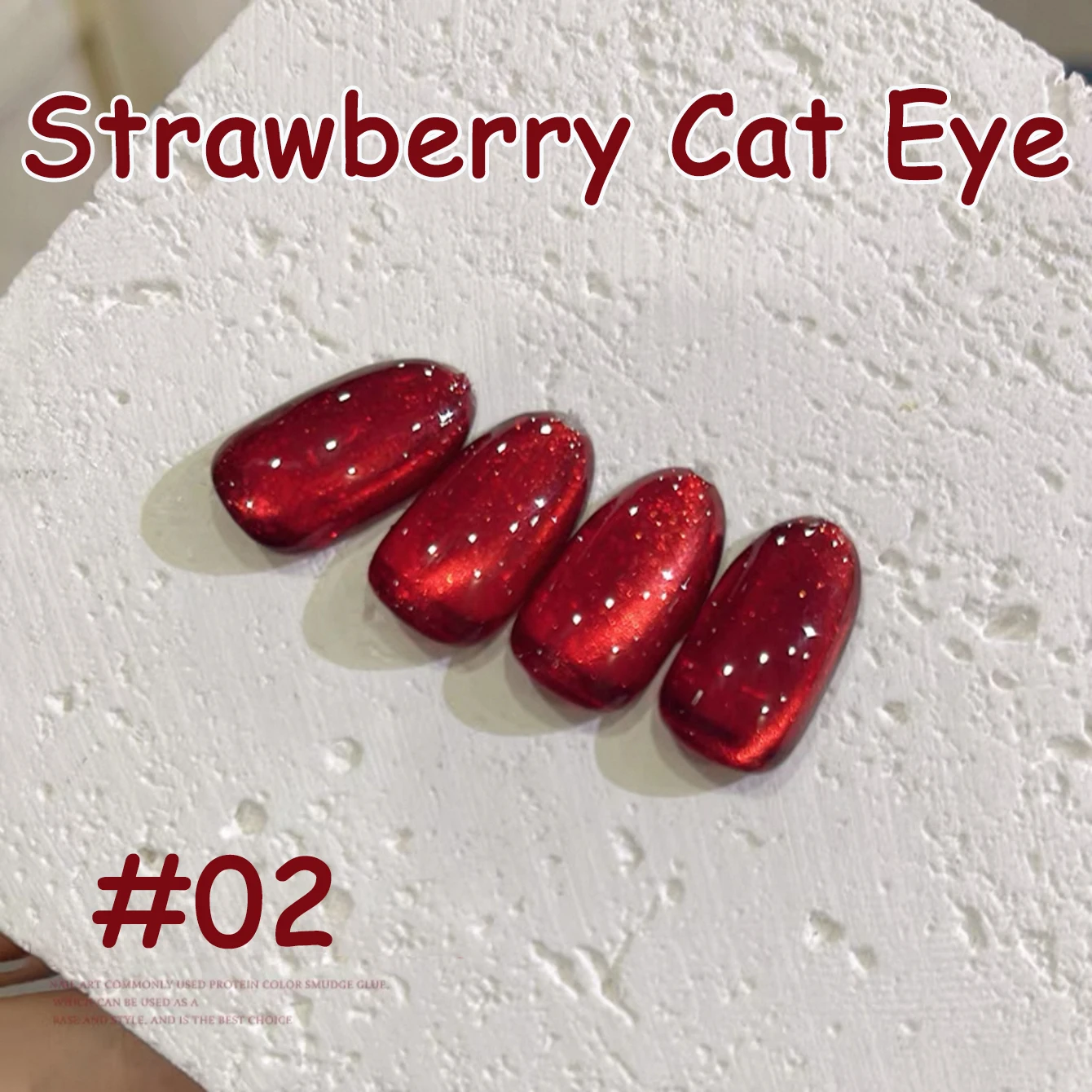 

1-20 шт., 12 мл, осенние и летние ногти, красная клубничная стеклянная бусина, магнит, гель-лак для ногтей «кошачий глаз», хит продаж, отбеливающие розовые ногти