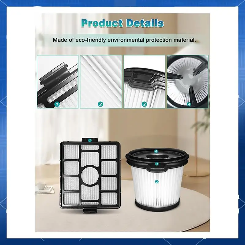 

6Pcs For Shark BU3523 BU3521 Vacuum Cleaner Accessories Vacuum Cleaner Replacement Part Kit