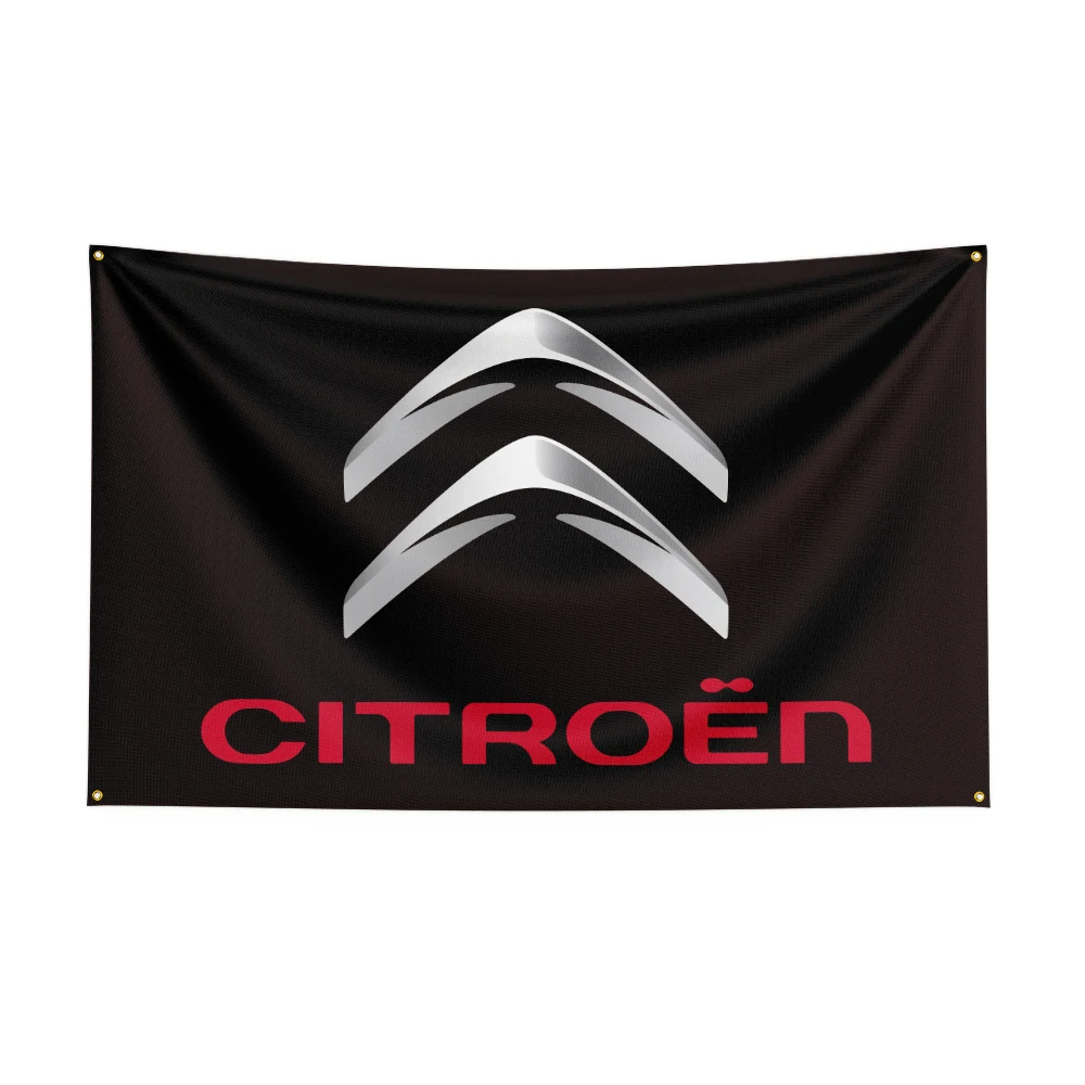 

3X5Ft Citroens Racing Car Flag For Decor