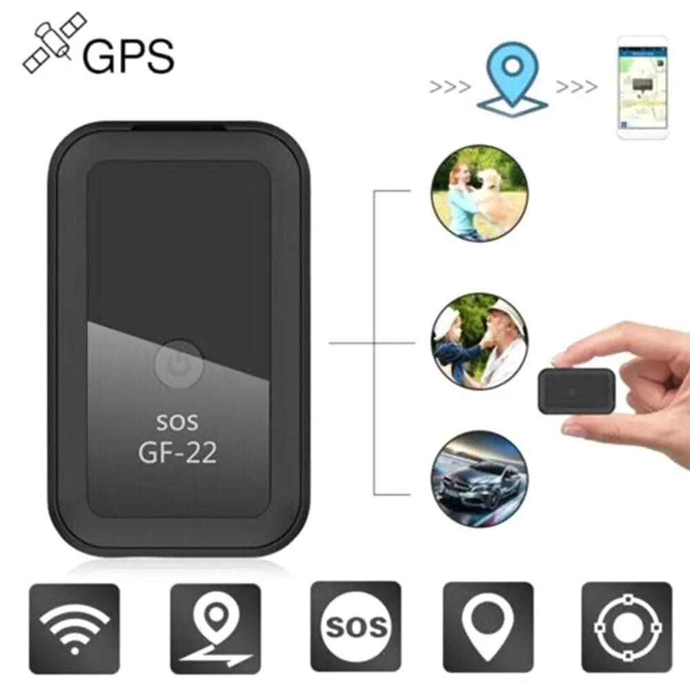 Portable GPS Tracker Mini Magnetic Car Vehicle Voice Rec Locator Real Time Tracking Vibration Alarm Free Tracking