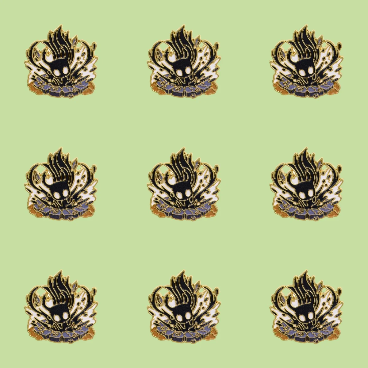 Lot de 9 épingles en émail à l'effigie de personnages de jeux vidéo, style chevalier de dessin animé, pour la décoration de chapeaux, vêtements, sacs à dos, accessoires de bijouterie et cadeaux