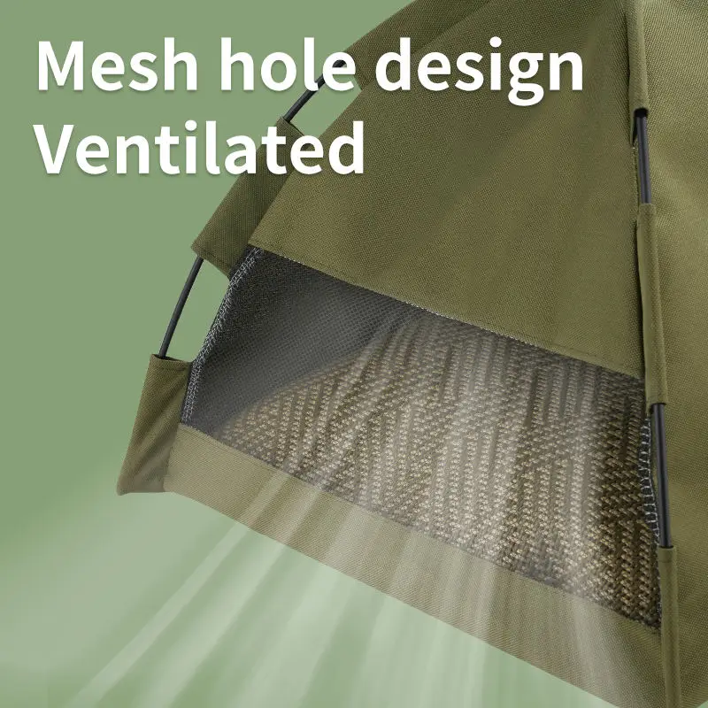 Foldable Semi-Enclosed Pet Tent Washable Detachable Cat House Four Season Outdoor Indoor Shelter Cave Bed For Cats And Small Dog - view 5
