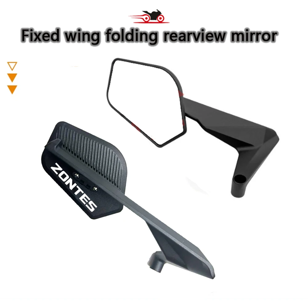 For Zontes G1 125 ZT125/U G1ZT125U ZT 310R/X ZT310R 310M Motorcycle Side View Mirror Rearview Mirrors Kits Rotate Adjustable