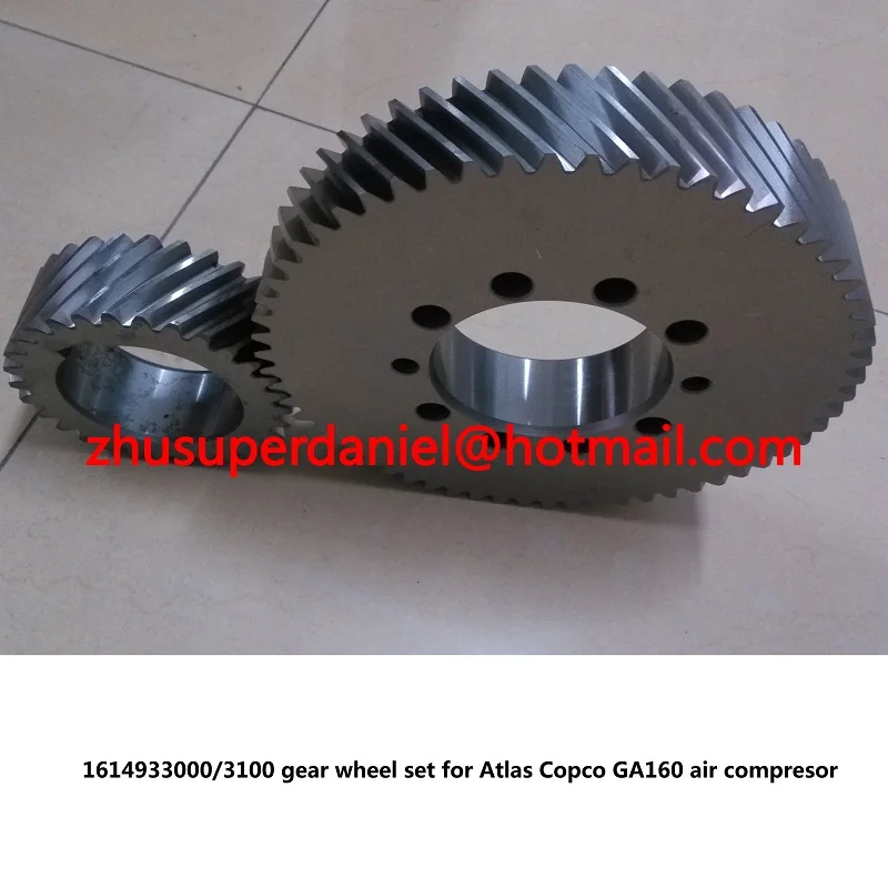 Genuine gear wheel set driven gear shaft 1614933000/3100 for GA160 screw air compressor parts