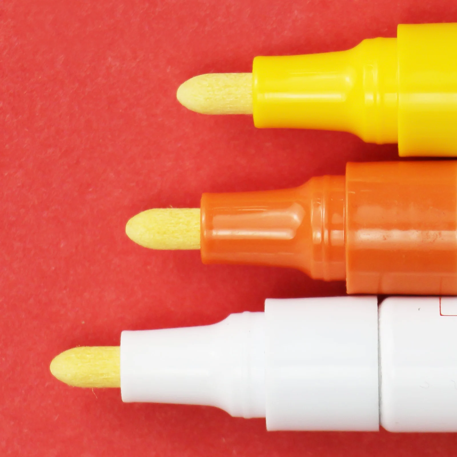 

25 Pcs Paint Pen Replacement Refills Polyester Chemical Fiber Points Chalk Marker Tips Folder Student