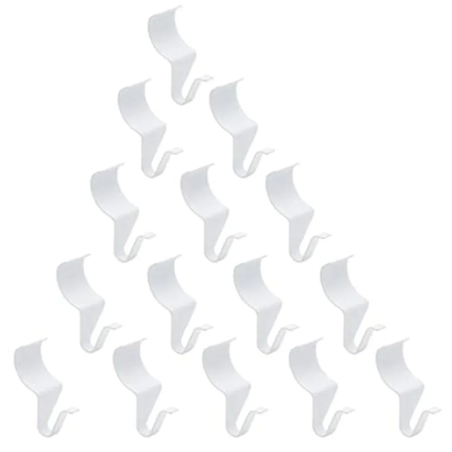 

24 Pack No-Hole Needed Vinyl Siding Hooks, Vinyl Siding Hangers Metal Clips Stainless Steel Wall Hanging Hooks for House Outdoo