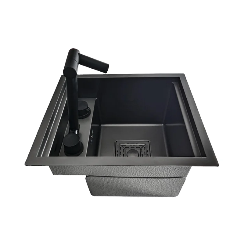 Stainless‑Steel RV Kitchen Sink With Faucet, Compact Wash Basin For RV, Caravan And Motorhome Interior Refitting Replacement