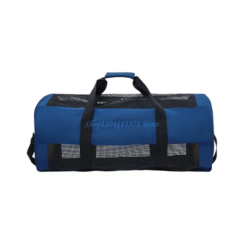 Large Capacity Breathable Scubas Gear Bag With Shoulder Strap Diving Equipment Meshes Storage Bag