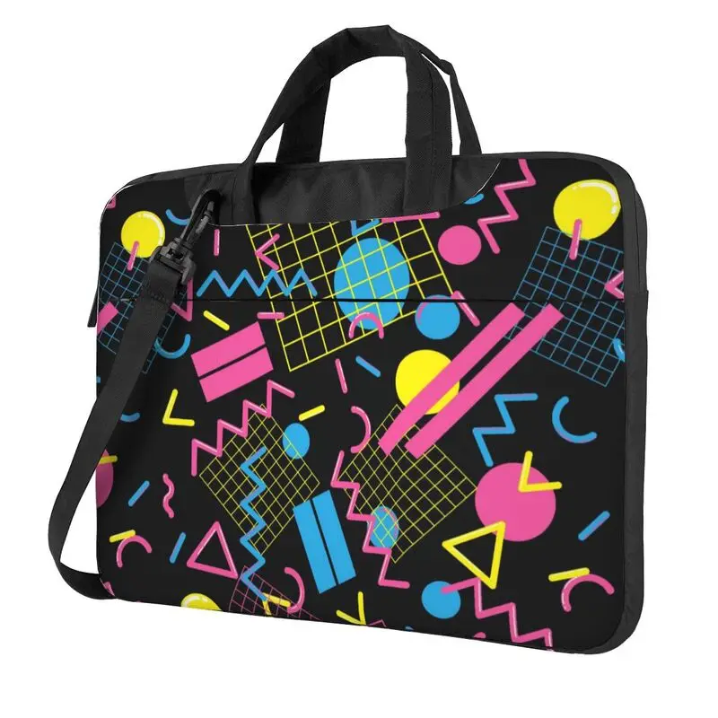 

Retro 80s 90s Pop Art Print Laptop Shoulder Bag Waterproof Notebook Carrying Bag Computer PC Cover Pouch Fits 13/14/15.6 Inches