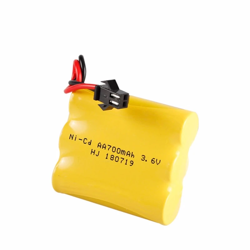 3.6v battery 700mah ni-cd bateria 3.6v nimh battery pilas recargables 3.6v pack aa size ni cd for rc car toy tools model