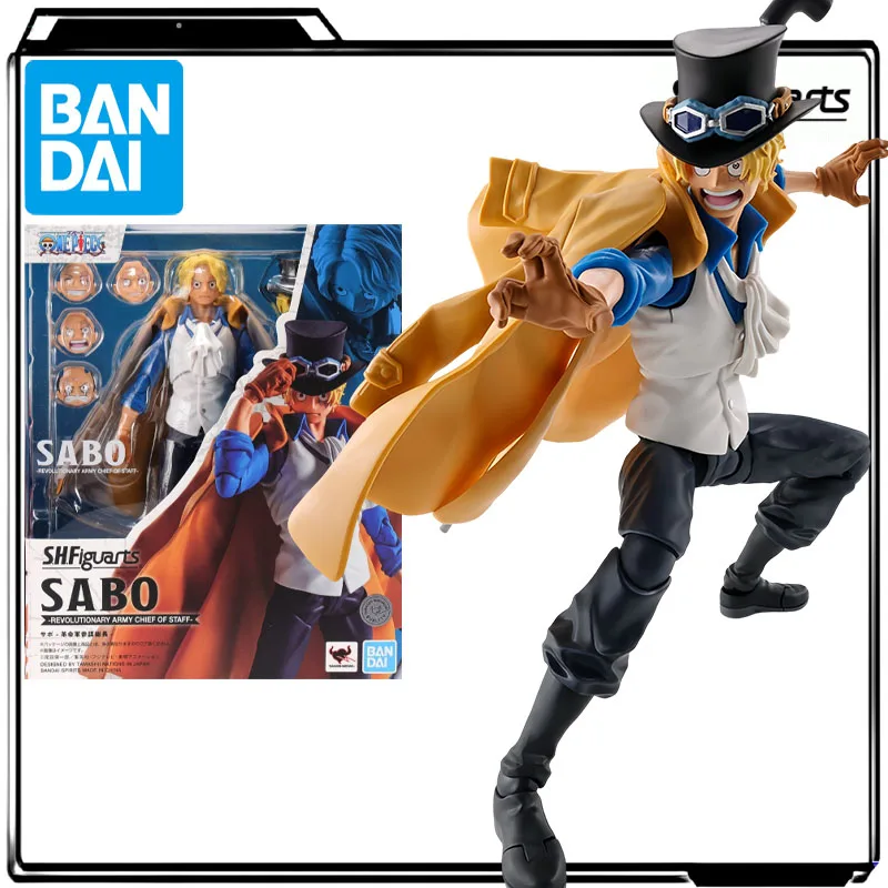 

Bandai Genuine S.H.Figuarts Anime Figure Sabo Revolutionary Army Action Figure Toy for Boy Kids Gift Collectible Model Ornaments