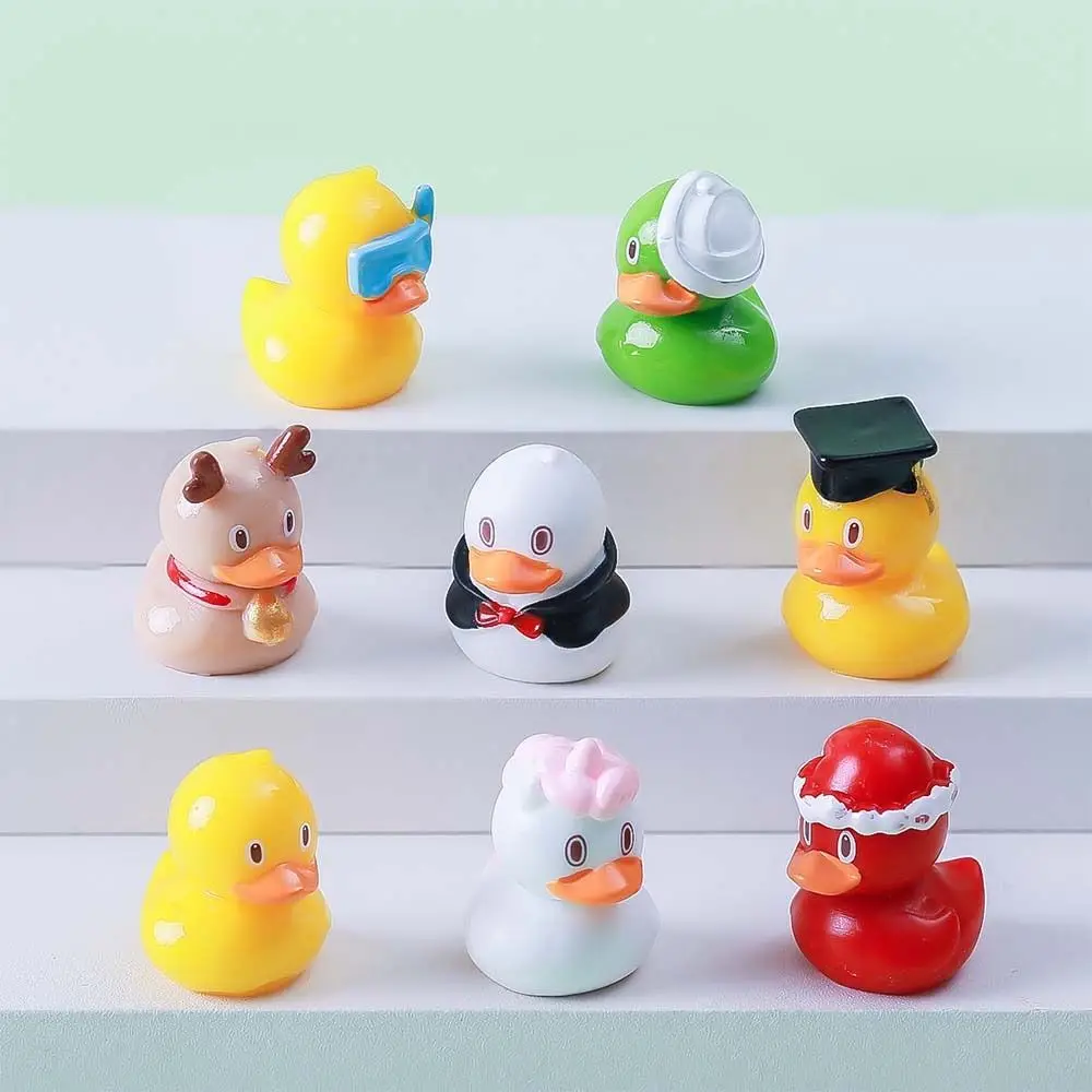

Cute Duck Figurines Miniatures Duck Micro Landscape Ornaments For Home Decorations Room Decor Car Office Desktop Accessories