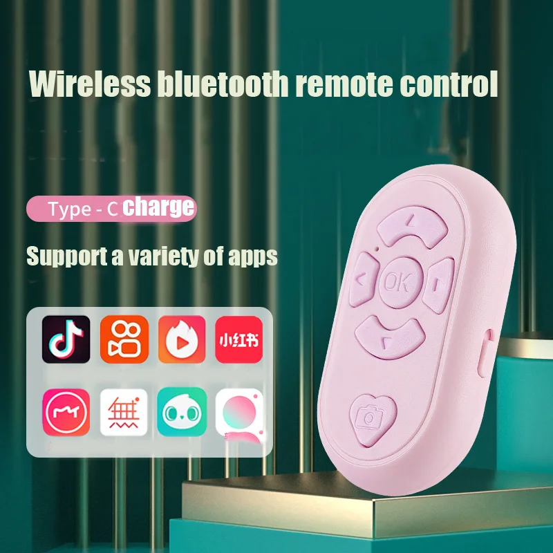 Wireless Bluetooth Button Self Timer Tik Tok Video Remote Control Android \Ios System For Xiaomi HUAWEI Mobile Self Timer