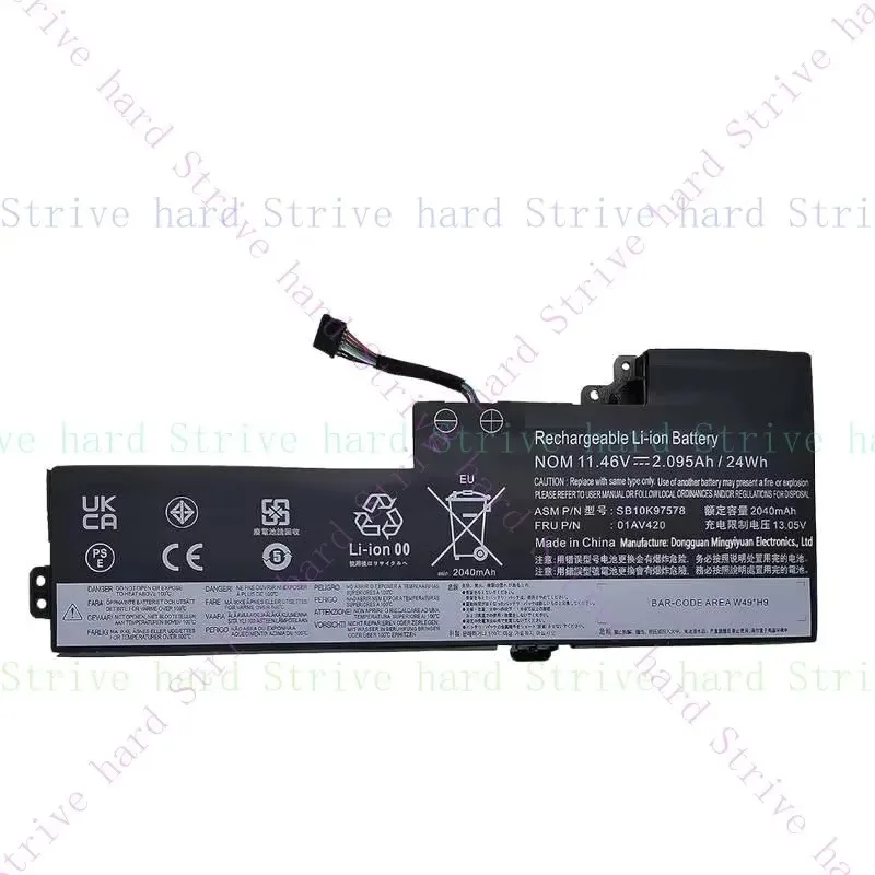 01AV420 بطارية داخلية لينوفو T470 T480 A475 01AV419 01AV421 01AV489 الولايات المتحدة