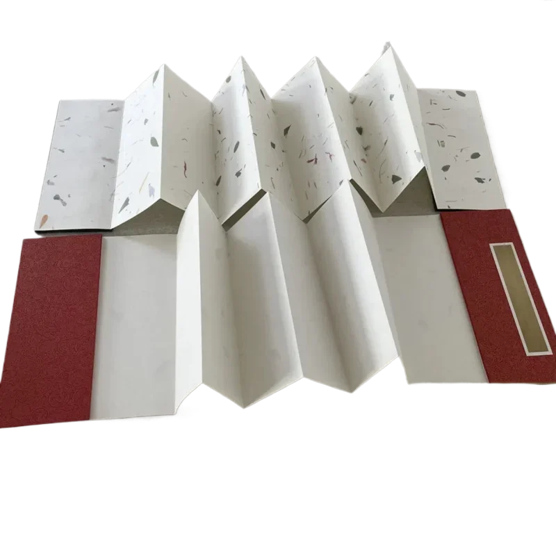 Retro Blank Folding Booklets Traditional Small Regular Script Calligraphy Painting Ancient Style Calligraphy Booklets Art Supply