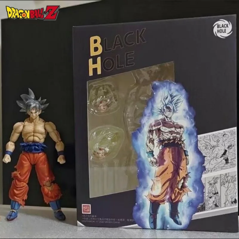 

1/12 Black Hole Toys Dragon Ball Shf Ultra Instinct Bleed Son Goku Acme Power Anime Action Figures Model Collection Toy Gift