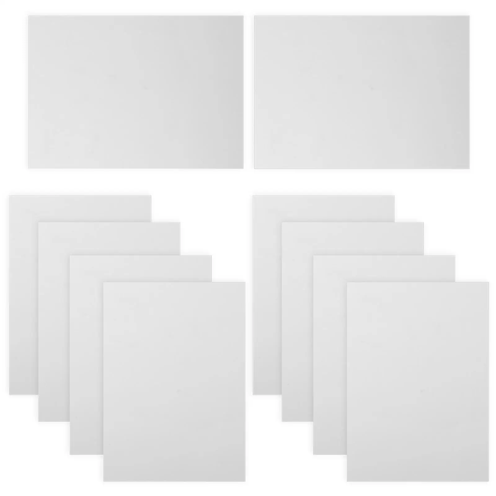 10pcs 10x15cm Silver Aluminum Sublimation Blanks Metal Photo Frames Wall Sublimation Aluminum Board Posters Custom Signs Gifts