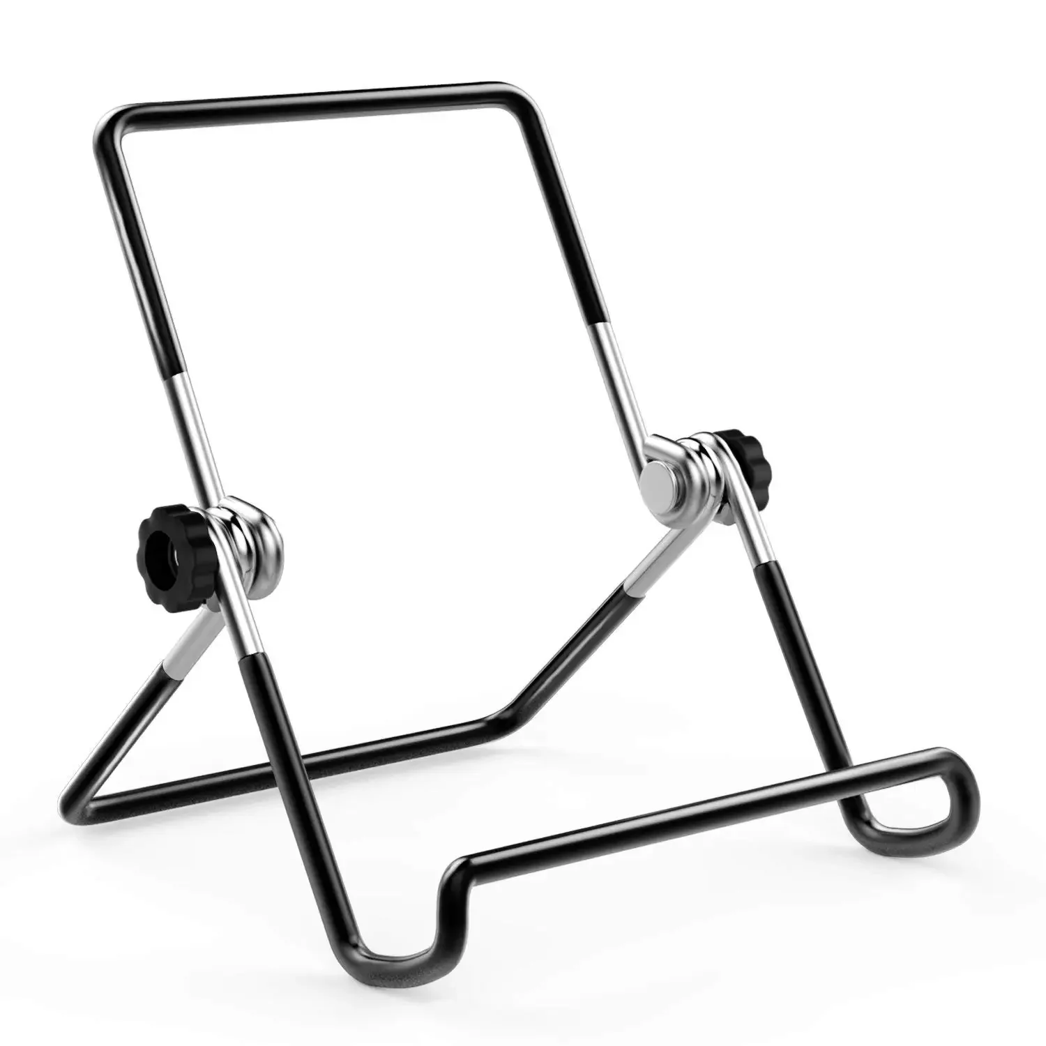 WEFOR Foldable Tablet Stand, Adjustable Portable Metal Holder Cradle for 9-12.9\