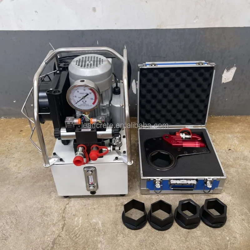 短納期HYTORC電動中空油圧トルクレンチ（減速スリーブ付き）