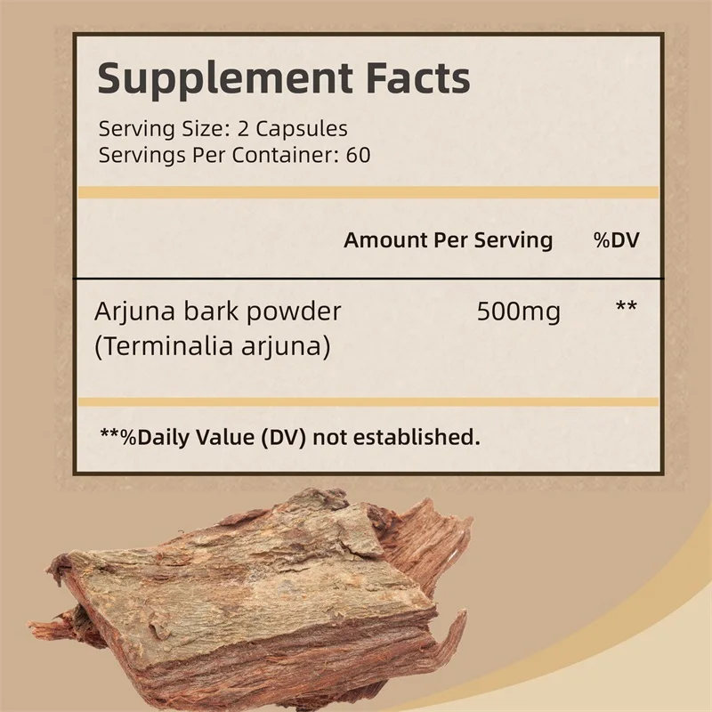 Arjuna - Support Heart Health, Improve Blood Circulation, and Enhance Immunity