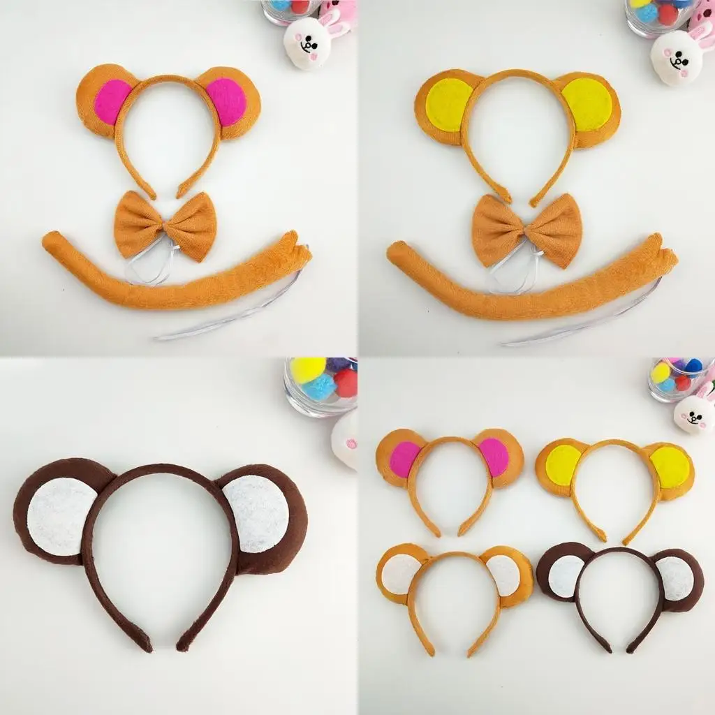 652f schattige dierenoorhoofdband Kid en volwassen verjaardagscadeau Halloween Decoration Dress-Up Safari-thema Party's