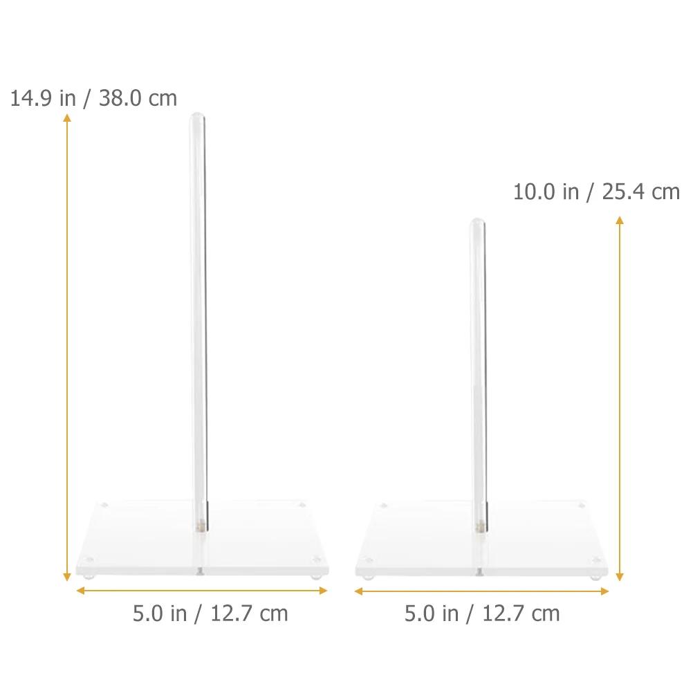 

4 шт., прозрачные акриловые подставки для бубликов для пончиков, органайзер для кухни, дня рождения, фестиваля, подставки для пончиков для десертного стола