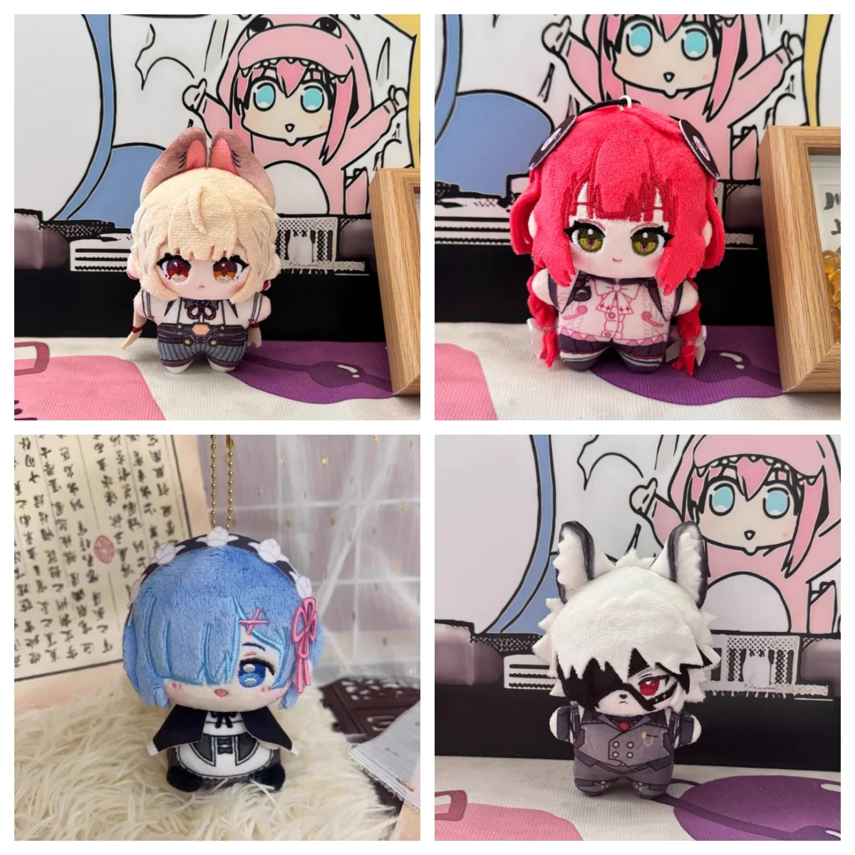 

10 см Re:Life In A Different World From Zero Rem плюшевый аниме мультфильм плюшевая фигурка брелок Pandent Рождественский подарок