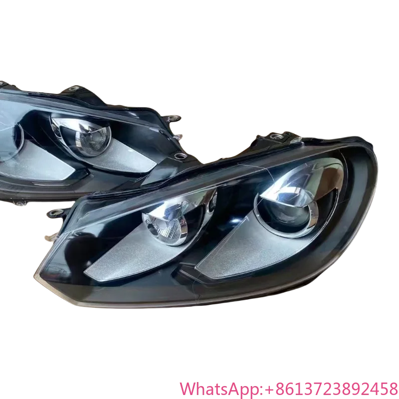 

High Quality 12V 6000K Xenon Headlamp Assembly for Golf 6R 2012 Automotive 70W 4000 Lumens H4 Bulb Remanufactured