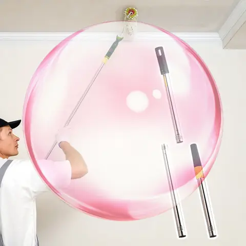 Paint Roller Extension Poles Lightweight Paint Roller Telescopic Extendable Poles for Brushes To Easily Brush The Ceiling