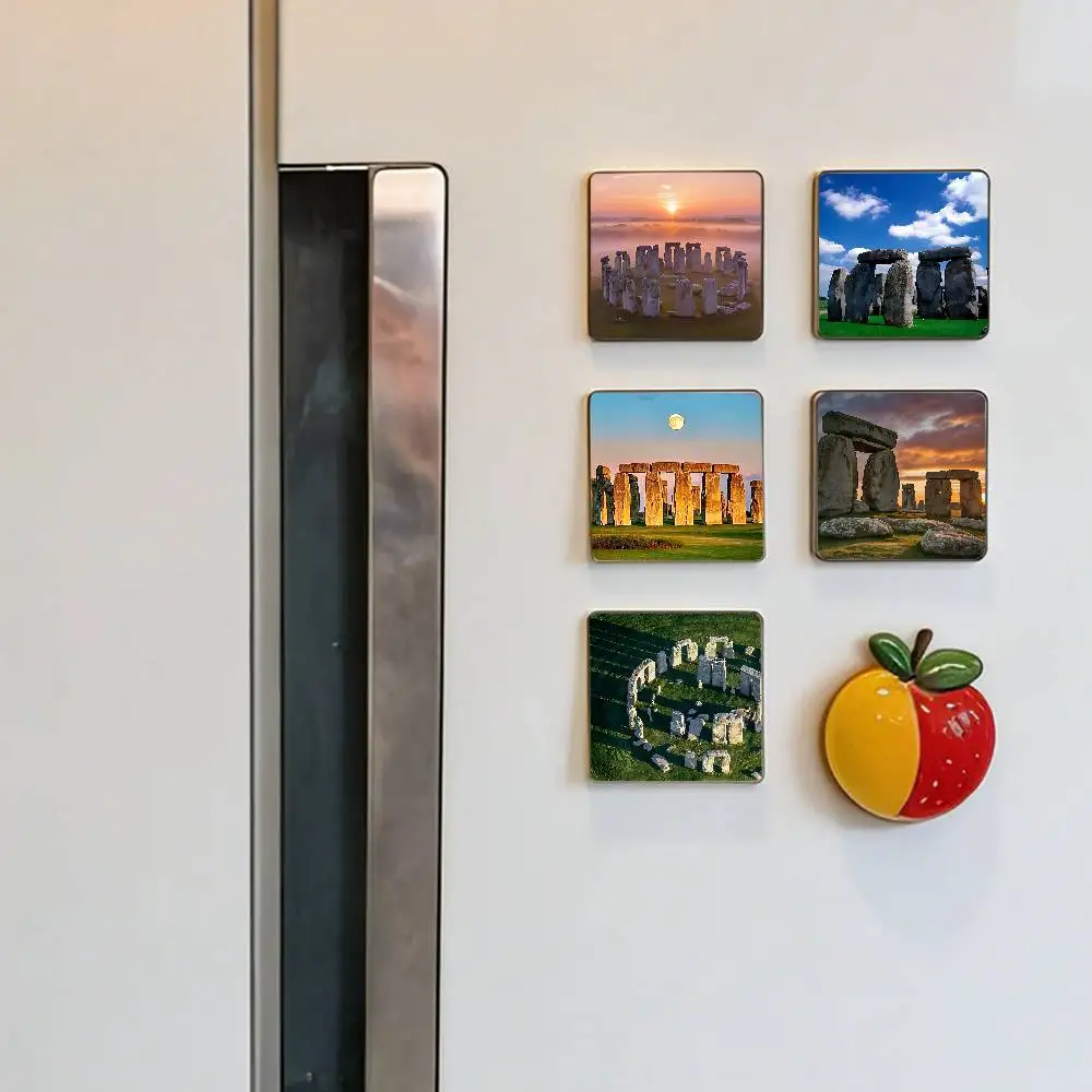 Stonehenge Refrigerator Magnets Cute Cartoon Magnetic Personality Decorations Creative Gifts