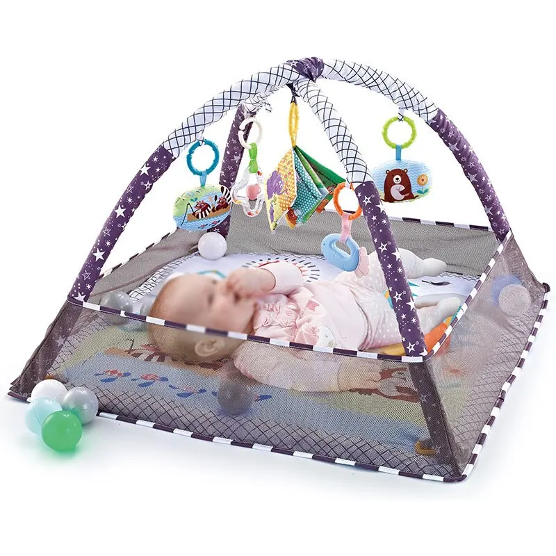 Baby Fitness Frame Crawling Play Mat multifunzione Fence Floor Toddler Activity Gym Game Activity coperta neonato giocattoli per bambini